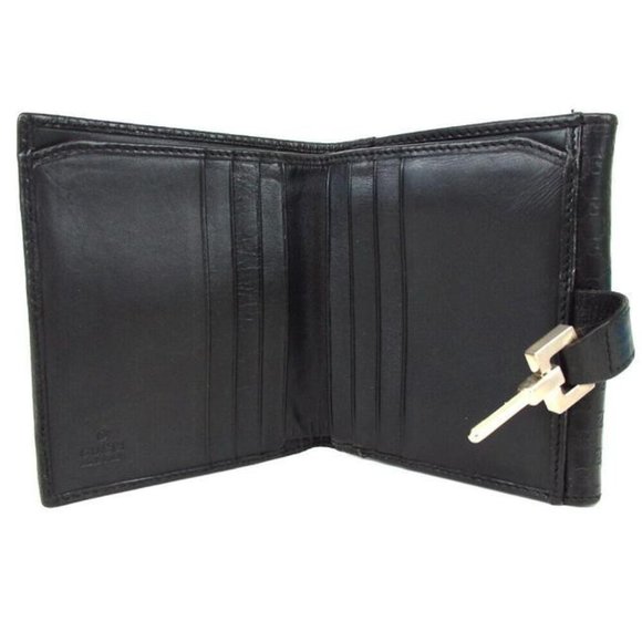 GUCCI Black Micro G Print Jackie Style Wallet - Picture 2 of 10